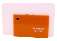 PLEKSAN K-124 Açık Turuncu Pleksi Levha 135x200 cm 2,8 mm
