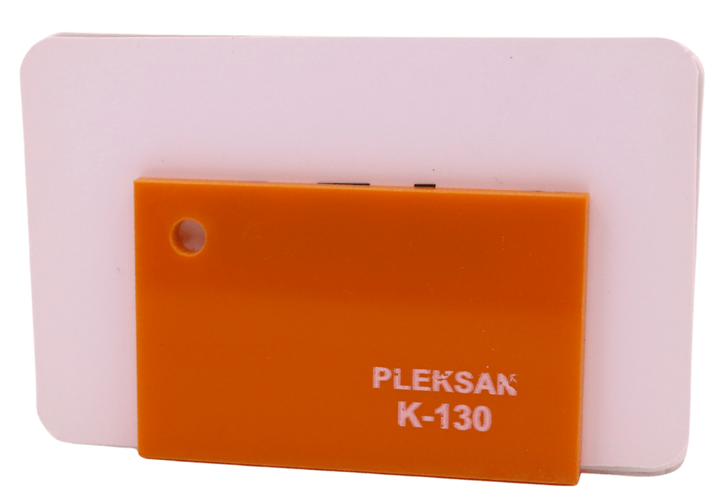 PLEKSAN K-130 Açık Turuncu Pleksi Levha 135x200 cm 2,8 mm