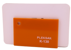 PLEKSAN K-130 Açık Turuncu Pleksi Levha 135x200 cm 2,8 mm