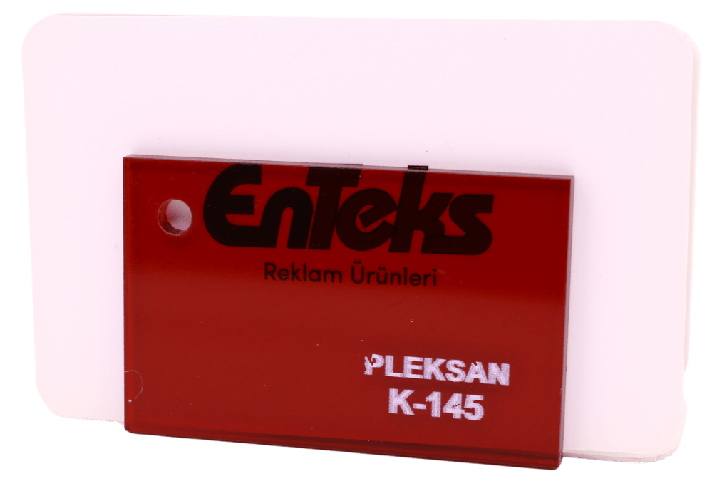 PLEKSAN K-145 Transparan Kırmızı Pleksi Levha 135x200 cm 2,8 mm