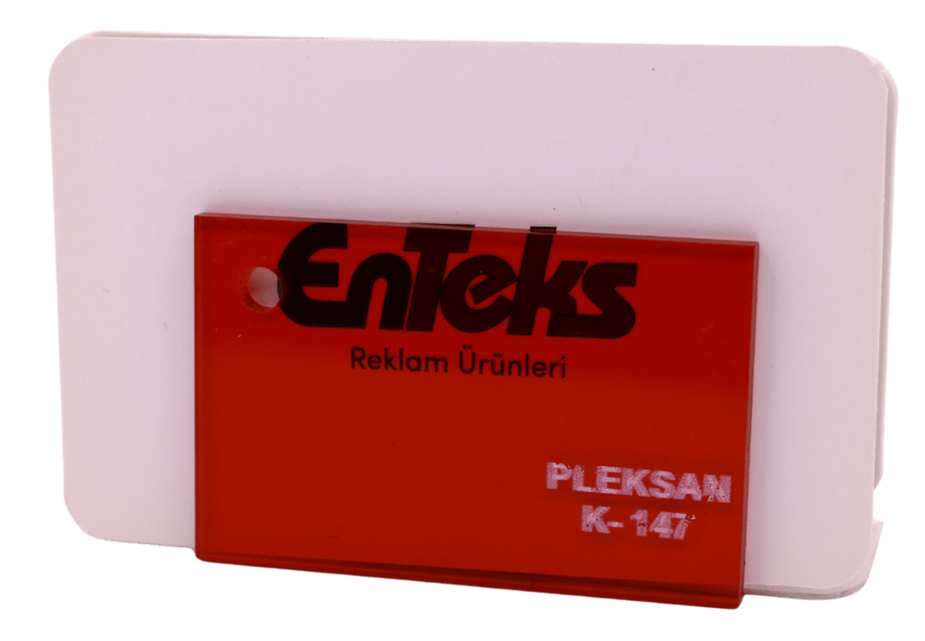 PLEKSAN K-147 Transparan Turuncu-Kırmızı Pleksi Levha 135x200 cm 2,8 mm