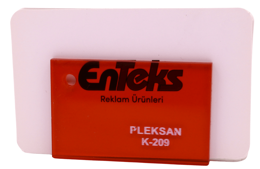 PLEKSAN K-209 Transparan Turuncu Pleksi Levha 135x200 cm 2,8 mm