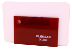 PLEKSAN K-249 Transparan Bordo Pleksi Levha 135x200 cm 2,8 mm