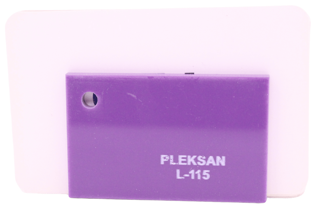 PLEKSAN L-115 Mor Pleksi Levha 135x200 cm 2,8 mm