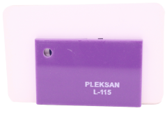 PLEKSAN L-115 Mor Pleksi Levha 135x200 cm 2,8 mm