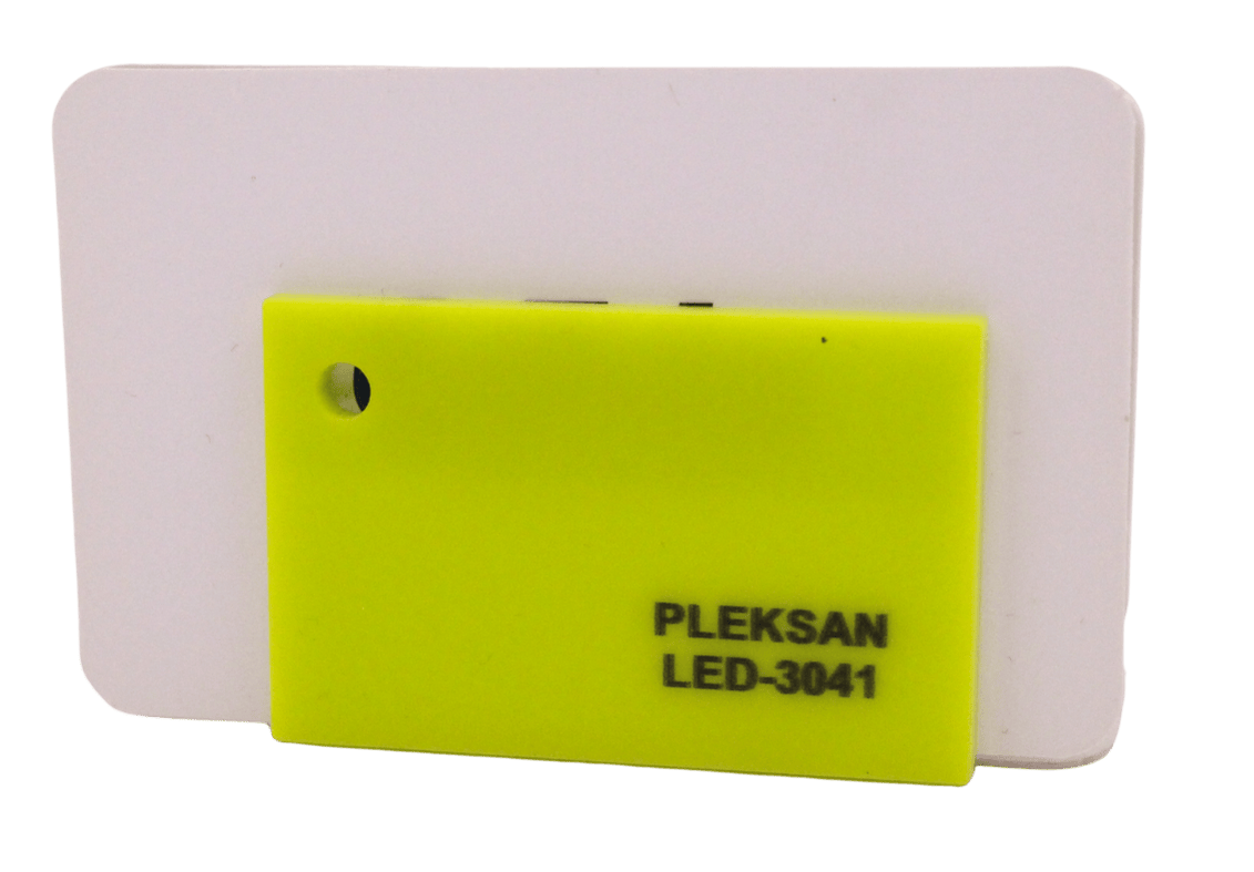 PLEKSAN LED-3041 Fosfor Sarı Pleksi Levha 135x200 cm 2,8 mm