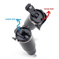 İNEBOLU SİYAH 1200 ML TERMOS