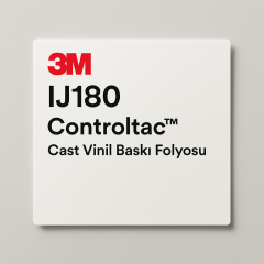 3M IJ180 Controltac™ Cast Vinil Baskı Folyosu
