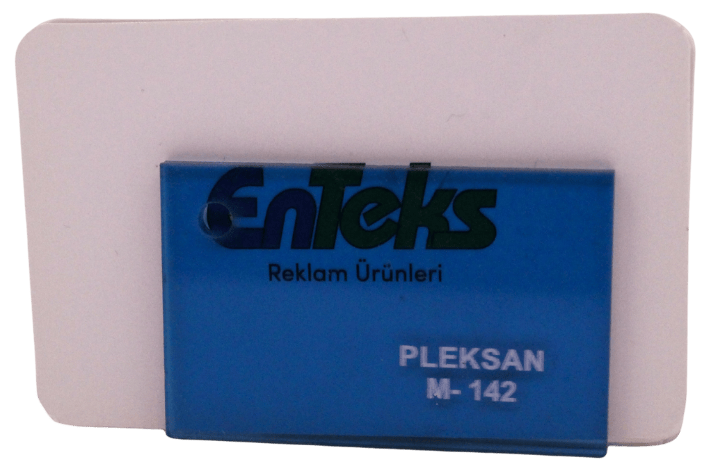 PLEKSAN M-142 Transparan Orta Mavi Pleksi Levha 135x200 cm 2,8 mm