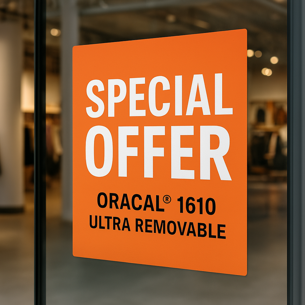 ORACAL® 1610 Yumuşak PVC Grafik Folyosu (Ultra Sökülebilir)