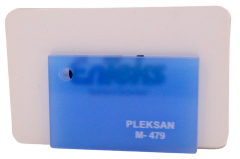 PLEKSAN M-479 Buzlu Açık Mavi Pleksi Levha 135x200 cm 2,8 mm