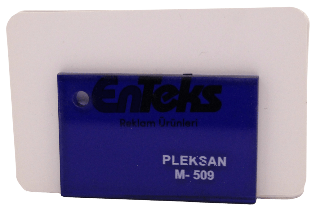 PLEKSAN M-509 Transparan Koyu Mavi Pleksi Levha 135x200 cm 2,8 mm