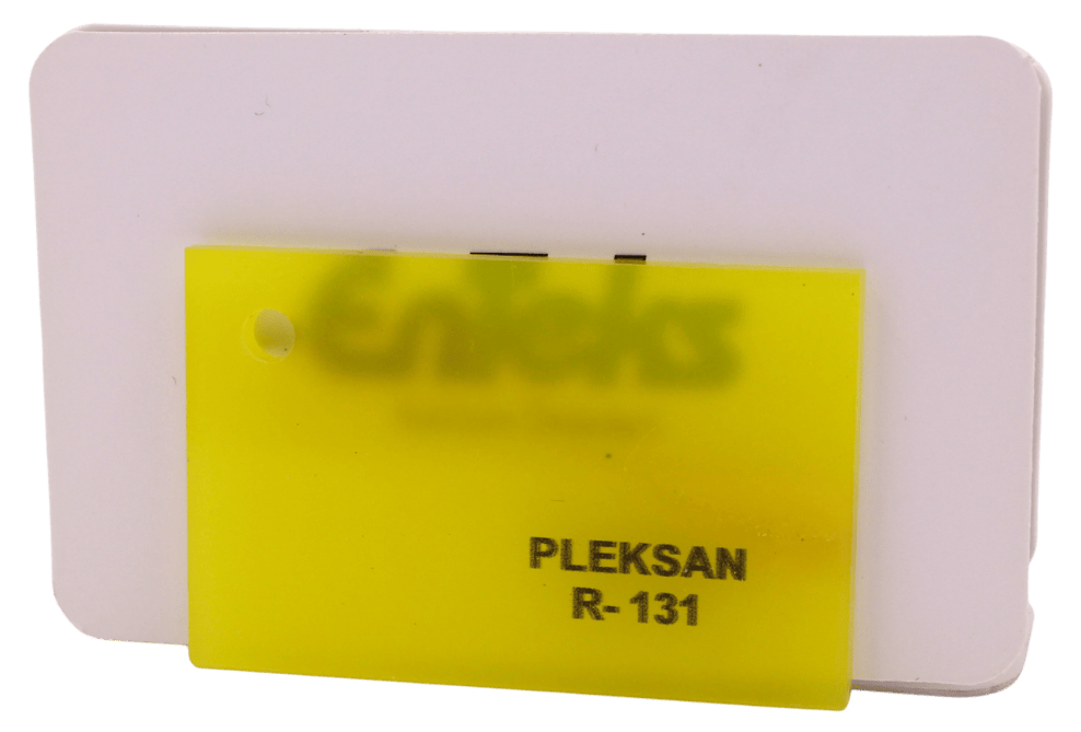 PLEKSAN R-131 Buzlu Açık Sarı Pleksi Levha 135x200 cm 2,8 mm