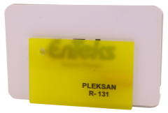 PLEKSAN R-131 Buzlu Açık Sarı Pleksi Levha 135x200 cm 2,8 mm