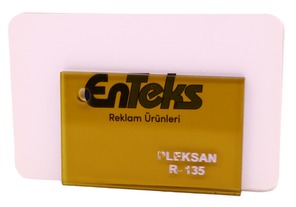 PLEKSAN R-135 Kehribar Sarı Pleksi Levha 135x200 cm 2,8 mm