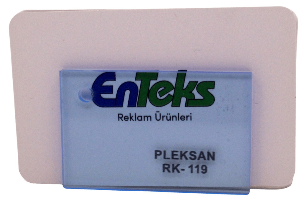 PLEKSAN RK-119 Transparan Buz Mavisi Pleksi Levha 135x200 cm 2,8 mm