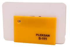 PLEKSAN S-111 Sarı Pleksi Levha 135x200 cm 2,8 mm