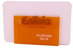 PLEKSAN SS-19 Transparan Buzlu Turuncu Pleksi Levha 135x200 cm 2,8 mm