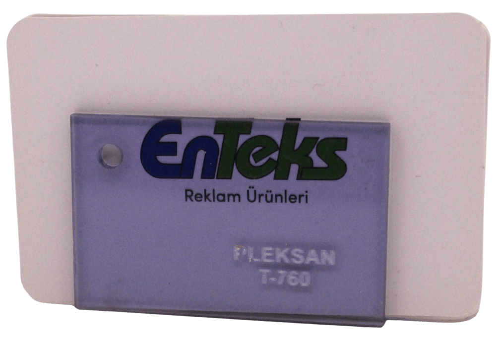 PLEKSAN T-760 Transparan Açık Mor Pleksi Levha 135x200 cm 2,8 mm