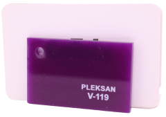 PLEKSAN V-119 Mor Pleksi Levha 135x200 cm 2,8 mm