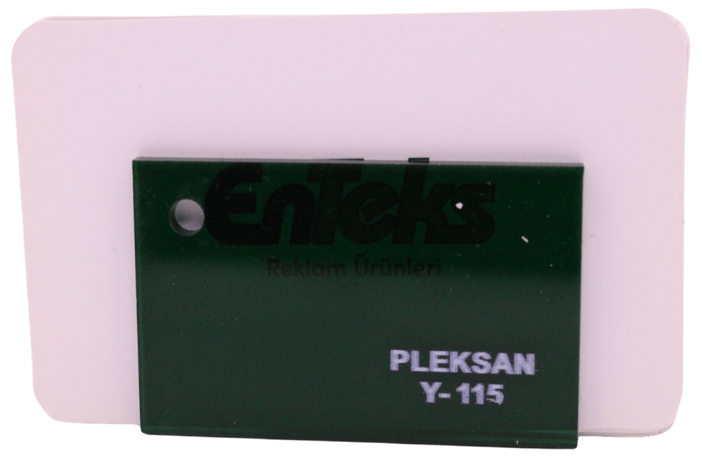 PLEKSAN Y-115 Transparan Koyu Yeşil Pleksi Levha 135x200 cm 2,8 mm