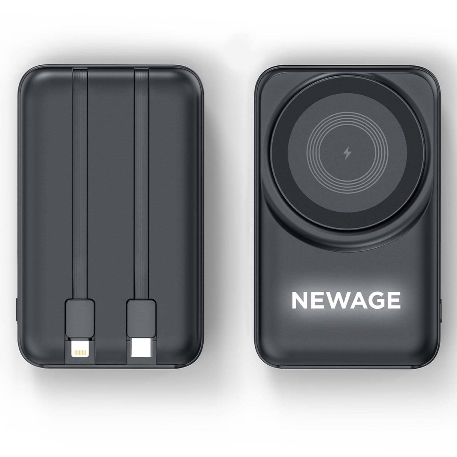 KÜÇÜKLER 10.000 MAH SİYAH MAGSAFE  ve  WIRELESS POWERBANK