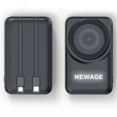 KÜÇÜKLER 10.000 MAH SİYAH MAGSAFE  ve  WIRELESS POWERBANK