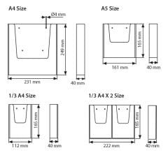 Snapper Duvar Tipi Broşürlük