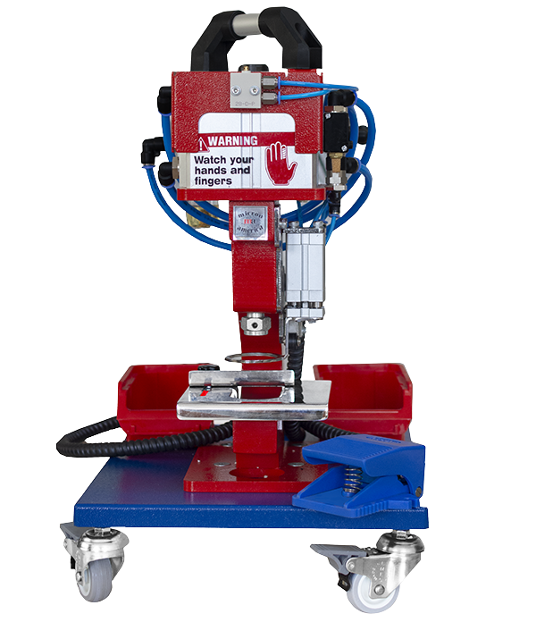 PL-10 Pnömatik Kuşgözü Çakma Makinesi ve Kalıbı
