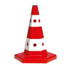 Kedi Gözlü Trafik Konisi 50 cm | Evelux 12300 TK | Yüksek Görünürlük | Duba