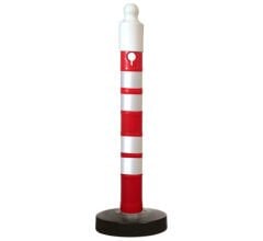 Dubalı Uyarı Dikmesi 120 cm | Evelux 12404 DB R | Ağırlıklı ve Reflektif