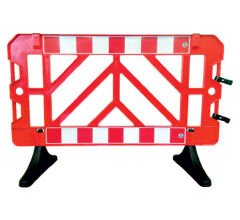 Esnek Plastik Bariyer 150x100 cm | Evelux 12510 FB R | Reflektif ve Ağırlıklı