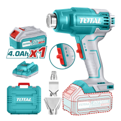 Total 20V Li-Ion Cordless Hot Air Gun (Including 1 x 4.0Ah Battery and Charger) - TBLI20025