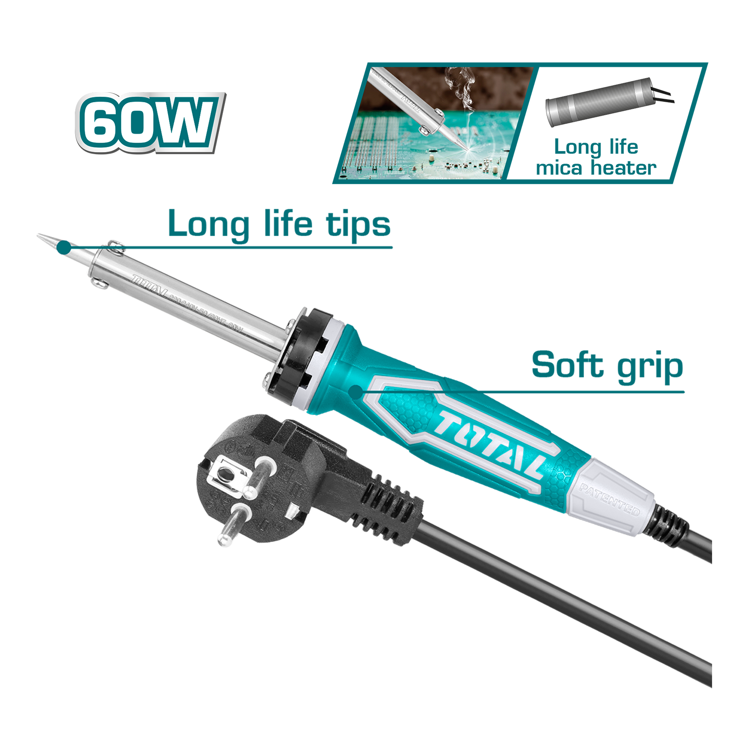 Total 60W Elektrikli Kalem Havya - TET1606