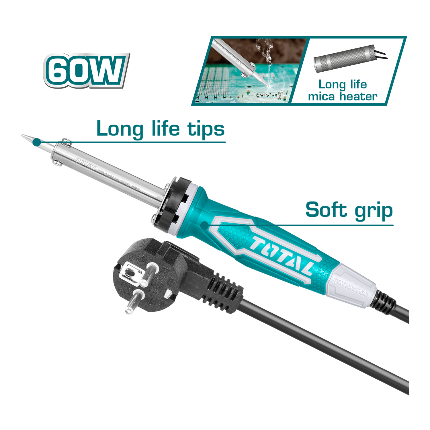 Total 60W Elektrikli Kalem Havya - TET1606