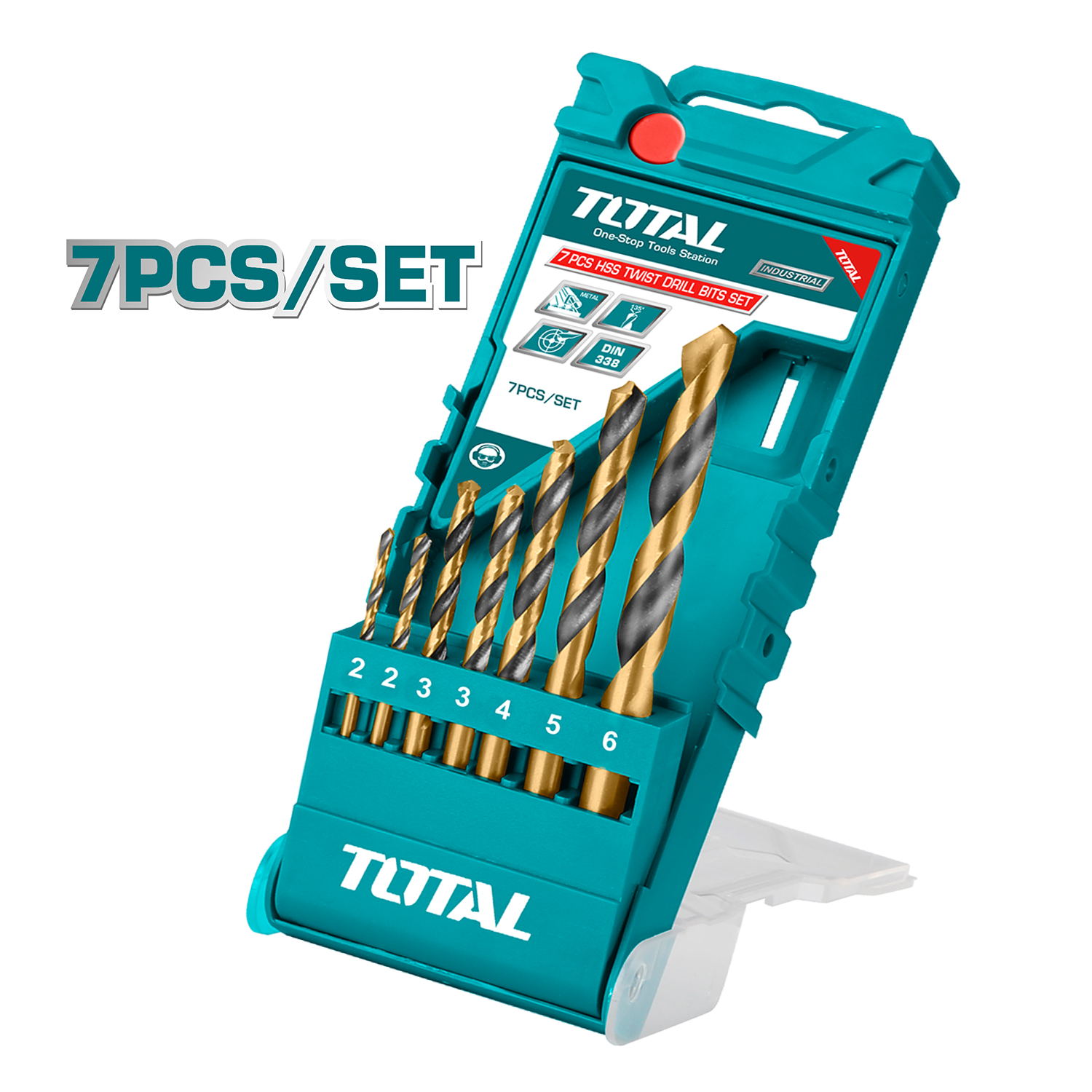 Total 7’li HSS Twist Matkap Uç Seti - TACSD0075