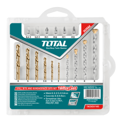 Total 16’lı Matkap Ucu ve Bits Seti - TACSD3165