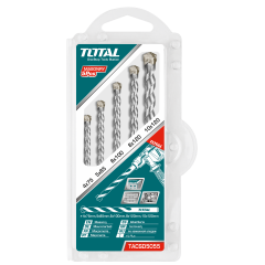 Total 5-Piece Concrete Drill Bit Set - TACSD5055