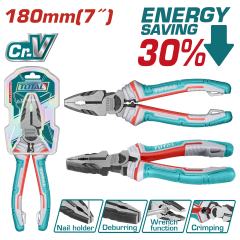 Total 180mm Pro Combination Pliers - THT210706S