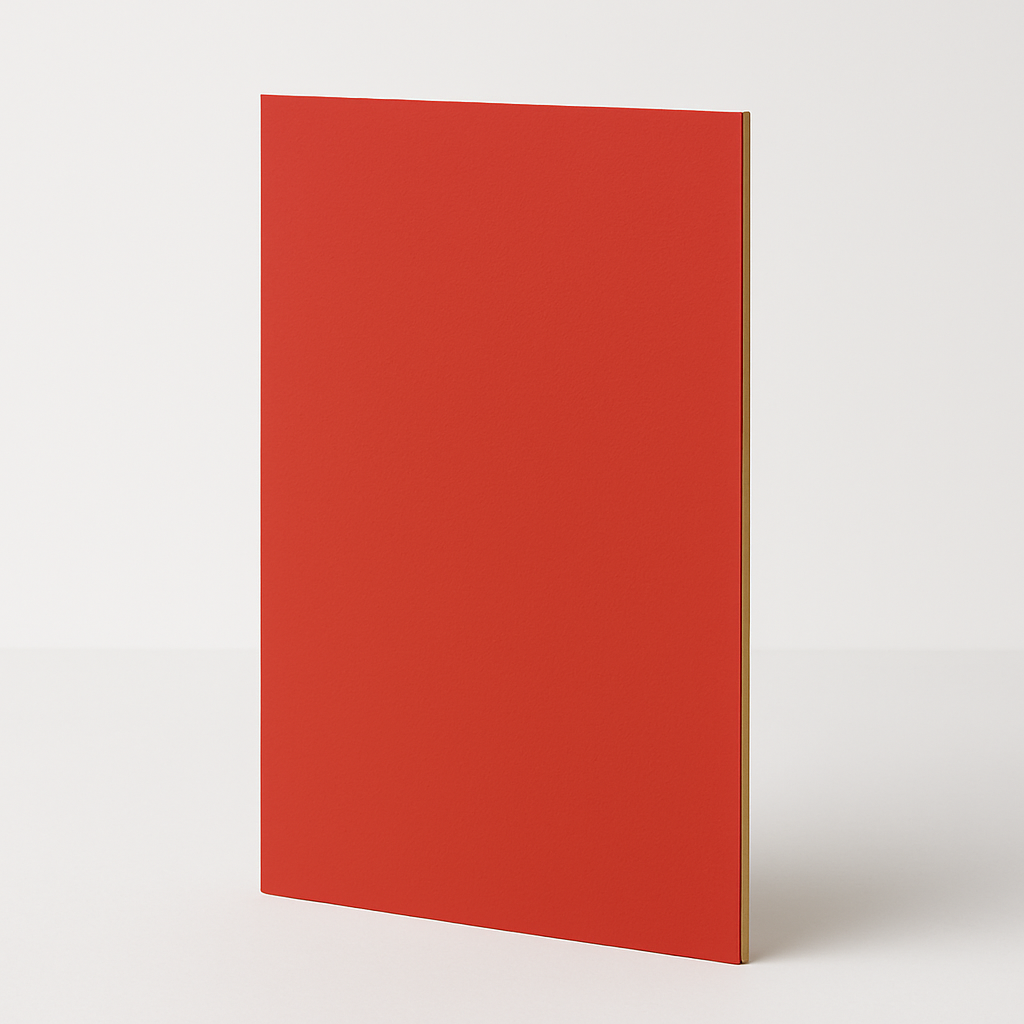 2,7 mm Kırmızı Tek Yüz Boyalı MDF Levha 170x210 cm (Ebatlama Notu Giriniz)