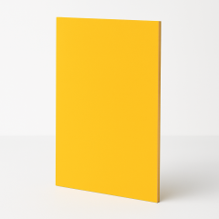 2,7 mm Sarı Tek Yüz Boyalı MDF Levha 170x210 cm (Ebatlama Notu Giriniz)